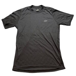 Patagonia Mens Capilene Vintage Short Sleeve Base Layer Shirt Black Hiking Small